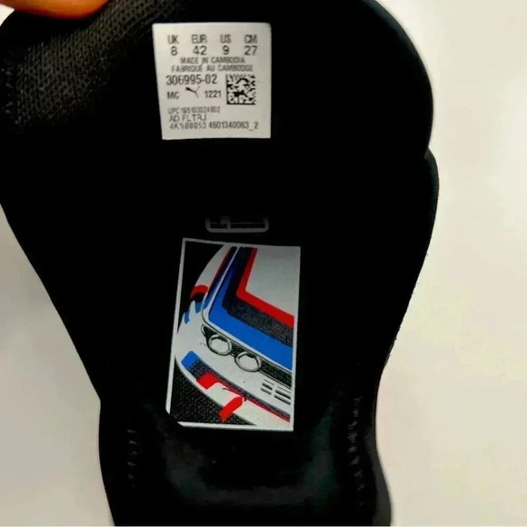Nwot Puma BMW Motorsport x Maco SL ‘Black Strong Blue’ - Picture 7 of 7